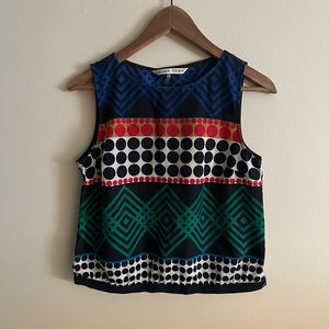 Trina Turk silk blouse S